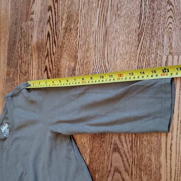 (M) b.u.m Equipment Stretch Olive Mix Classic ¾ Sleeve T-Shirt Casual Light - Picture 6 of 10